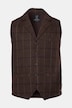 Tweedweste FLEXNAMIC®, Karo, Wollmix, Revers, bis 8 XL