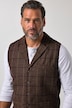 Tweedweste FLEXNAMIC®, Karo, Wollmix, Revers, bis 8 XL