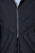 HYPRAR Long-Steppjacke, Kapuze, 2-Wege-Zipper, Windfang