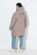 HYPRAR Long-Steppjacke, Kapuze, 2-Wege-Zipper, Windfang