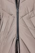 HYPRAR Long-Steppjacke, Kapuze, 2-Wege-Zipper, Windfang