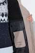 HYPRAR Long-Steppjacke, Kapuze, 2-Wege-Zipper, Windfang