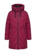 HYPRAR Long-Steppjacke, Kapuze, 2-Wege-Zipper, Windfang