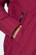 HYPRAR Long-Steppjacke, Kapuze, 2-Wege-Zipper, Windfang