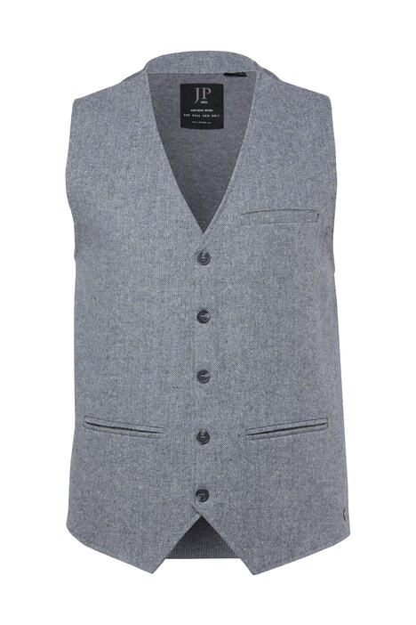 Waistcoat, wool mix, knitted back, up to 8XL