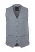 Waistcoat, wool mix, knitted back, up to 8XL