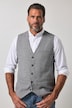 Gilet en laine mélangée, dos en maille - jusqu'au 8 XL
