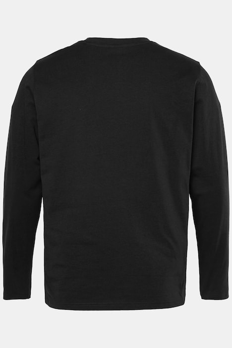 Men+ Langarmshirt, Print, bis 8 XL