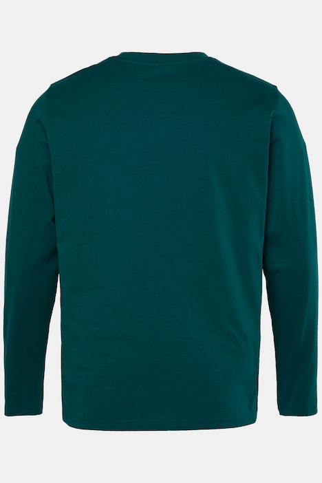 Men+ Langarmshirt, Print, bis 8 XL