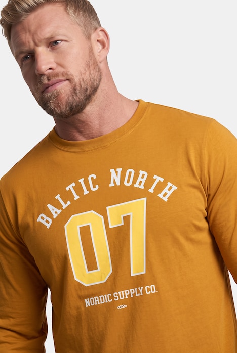 Men+ Langarmshirt, Print, bis 8 XL