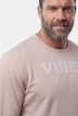 Men+ Langarmshirt, Bauchfit, Print, bis 8 XL