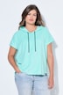 Frottee Sweatshirt,1/2 Arm,Kapuze