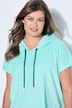 Frottee Sweatshirt,1/2 Arm,Kapuze