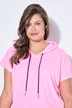 Frottee Sweatshirt,1/2 Arm,Kapuze