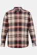 Koszula flanelowa w kratę, długi rękaw, wygodny krój, kołnierzyk typu kent, do rozm. 8XL