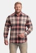 Koszula flanelowa w kratę, długi rękaw, wygodny krój, kołnierzyk typu kent, do rozm. 8XL