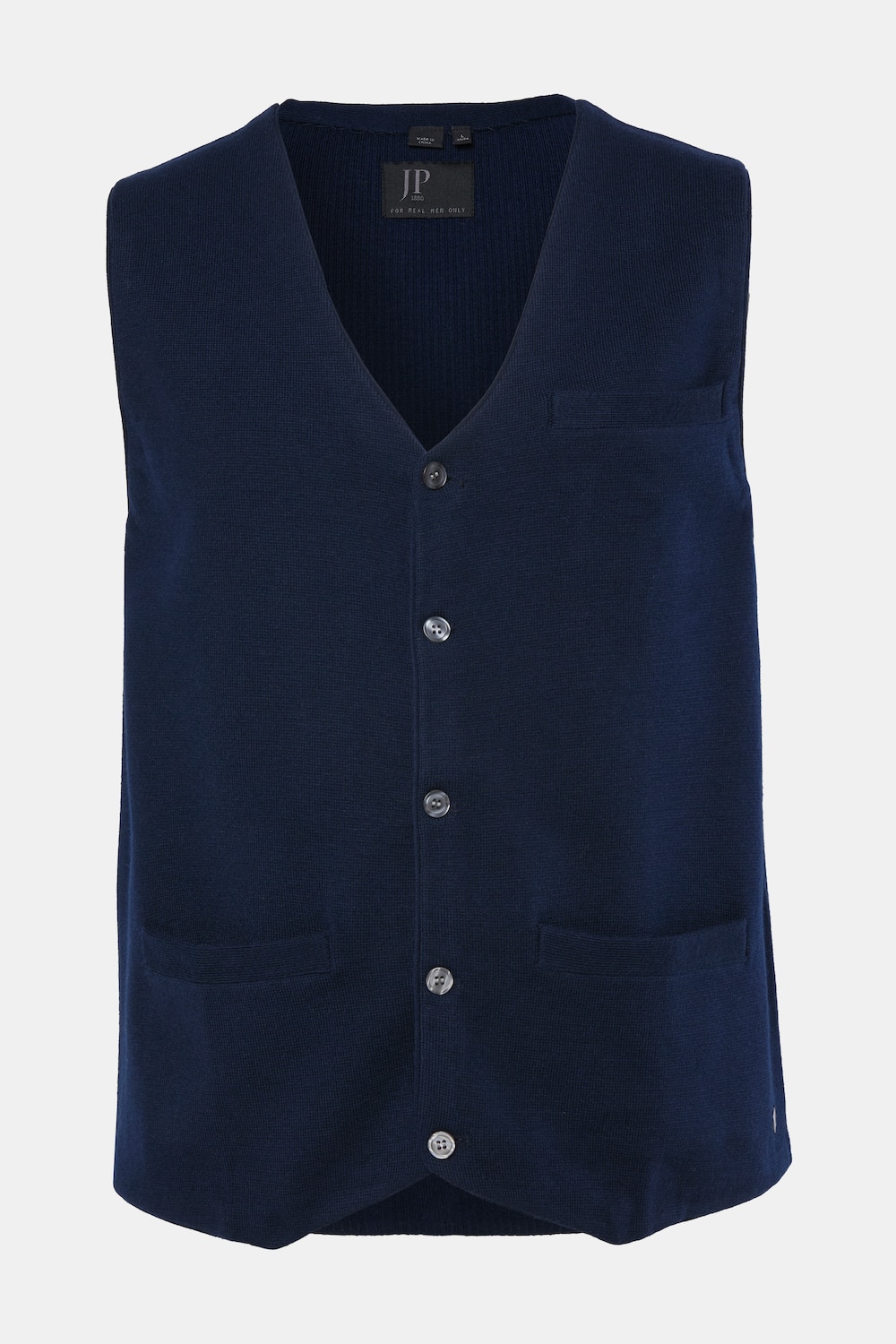 JP1880 Strickweste, Business-Look, V-Ausschnitt, bis 8 XL