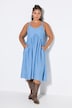 Midikleid, ärmelloser A-Shape, Lyocell, Jeanslook,