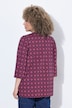Shirt, Zierfalten, A-Linie, Rundhals, 3/4-Arm