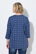 Shirt, Zierfalten, A-Linie, Rundhals, 3/4-Arm