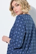 Shirt, Zierfalten, A-Linie, Rundhals, 3/4-Arm