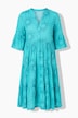 Midikleid, A-Shape, Sun-Print, Volants