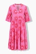 Midikleid, A-Shape, Sun-Print, Volants