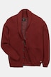 Strickjacke, Strukturstrick, Schalkragen, bis 7 XL