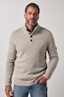 Strick-Troyer, Kragen mit Knöpfen, Ärmelbadge, bis 7 XL