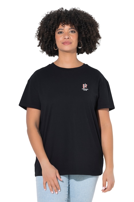 Tričko, Boxy střih, potisk s rajčaty a nápisem, krátký rukáv