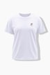 T-Shirt, Boxy Fit, Tomaten, Schriftzug, Halbarm