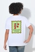 T-Shirt, Boxy Fit, Tomaten, Schriftzug, Halbarm