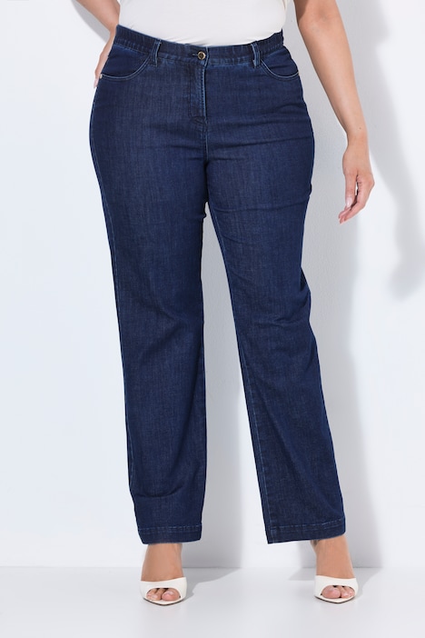 CoolMax Denim Stretch Fit Wide Leg Jeans