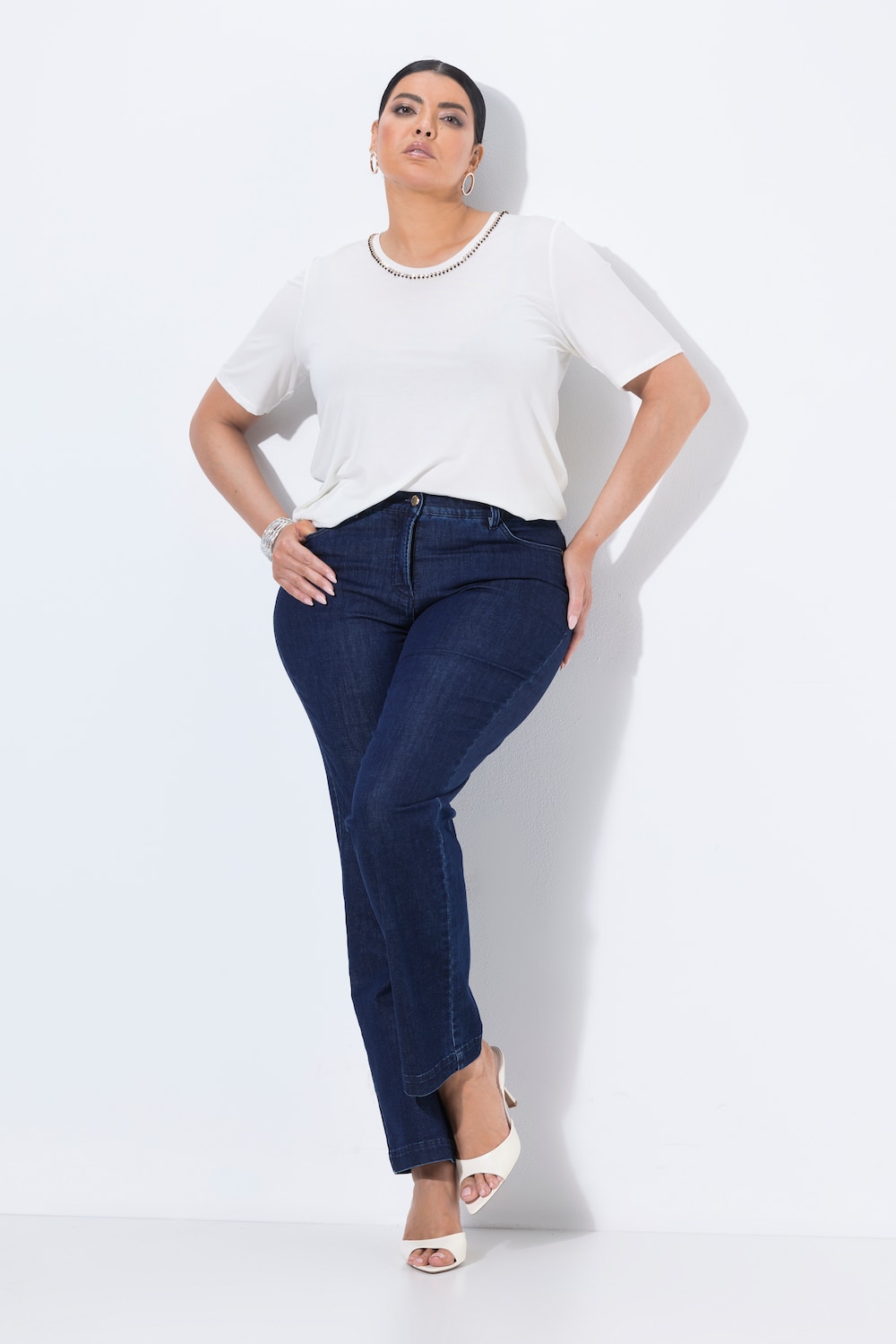 CoolMax-Jeans Mandy, gerades Bein, Komfortbund, Stretch