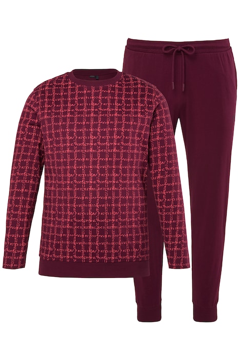 Pyžamo, dvoudílná souprava, Bauchfit, dlouhé rukávy, do vel. 8XL