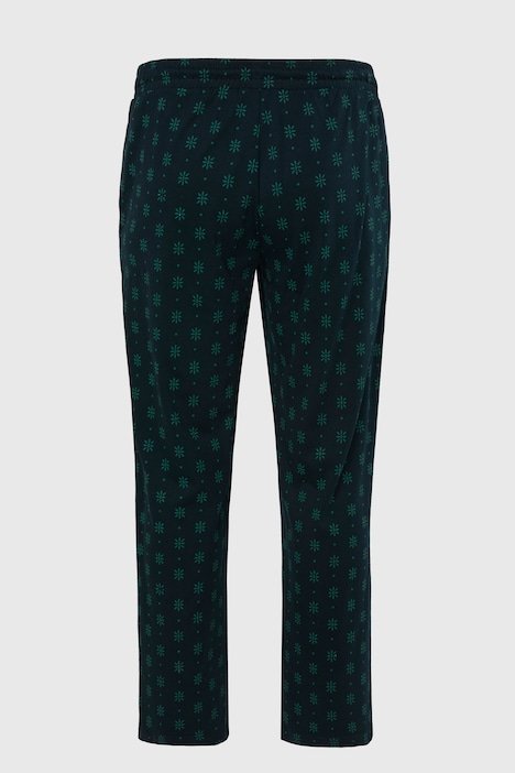Pyjama, tweedelig, minimalistisch patroon, lange mouwen, tot 8XL