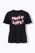 T-Shirt, Boxy Fit, Hey You Schriftzug