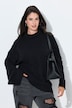 Pullover, Zopfmuster, Oversized, Rollkragen, Langarm