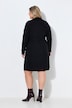 Cardigan long avec franges, coupe oversize, col châle et manches longues