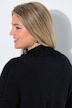 Cardigan long avec franges, coupe oversize, col châle et manches longues
