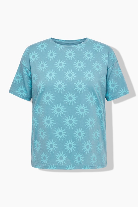 T-Shirt, oversized, Sun-Print
