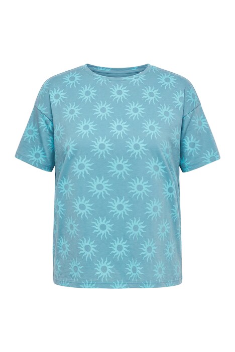 Tričko, volný střih, slunečný potisk