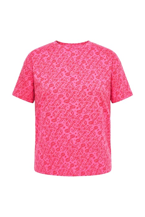 Tričko, oversize střih, leopardí potisk