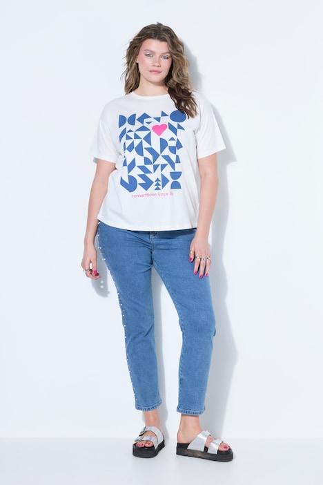 T-Shirt, oversized, Grafik Print