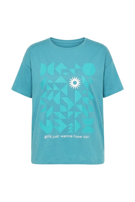 Tričko, oversize střih, potisk srdíček