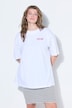 T-shirt i oversized modell med wine-print