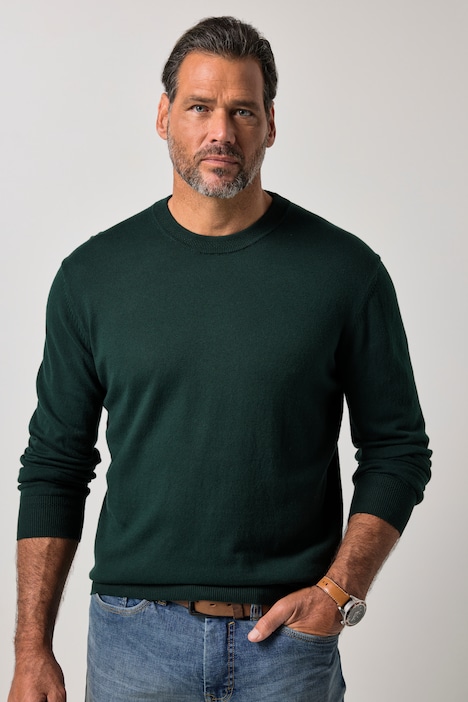 Kaschmir-Pullover, zeitlose Passform, Kaschmir-Mix, bis 7 XL