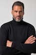 Rollkragen-Pullover, Baumwoll-Feinstrick, bis 7 XL