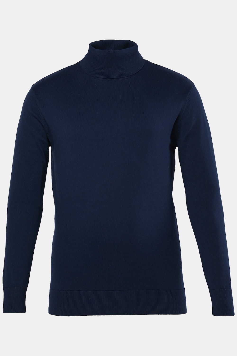 Rollkragen-Pullover, Baumwoll-Feinstrick, bis 7 XL