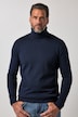 Rollkragen-Pullover, Baumwoll-Feinstrick, bis 7 XL